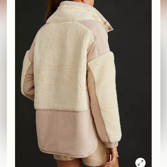 Anthro Daily Practice long sleeve Sherpa jacket - Picture 10 of 10